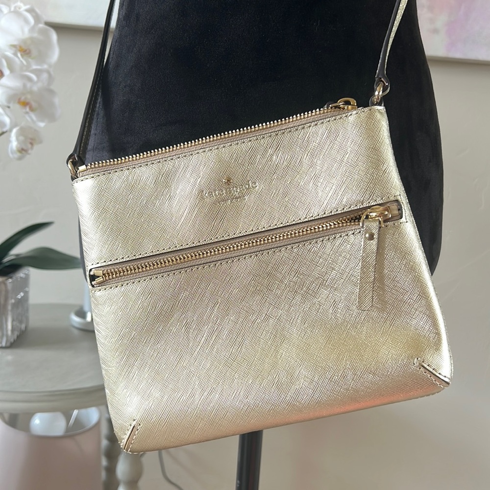 Gold Kate Spade Crossbody bag